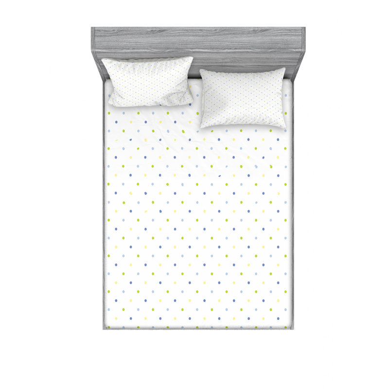 Microfiber Floral Sheet Set, Queen Sheet Set with Fitted Sheet, Classical Rotic Floral