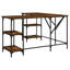 Aahad L-Shaped Metal Base Writing Desk-2002573981