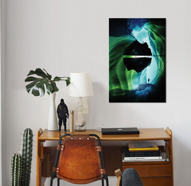 « not let go », reproduction d’impression sur toile tendue, H 18 po x l 12 po x P 1,5 po, Toile tendue, Pas de tapis
