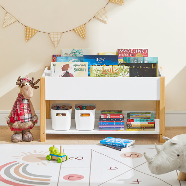 17 Stories Keyoni 45cm H X 85cm W Kids Book Caddy | Wayfair.ie