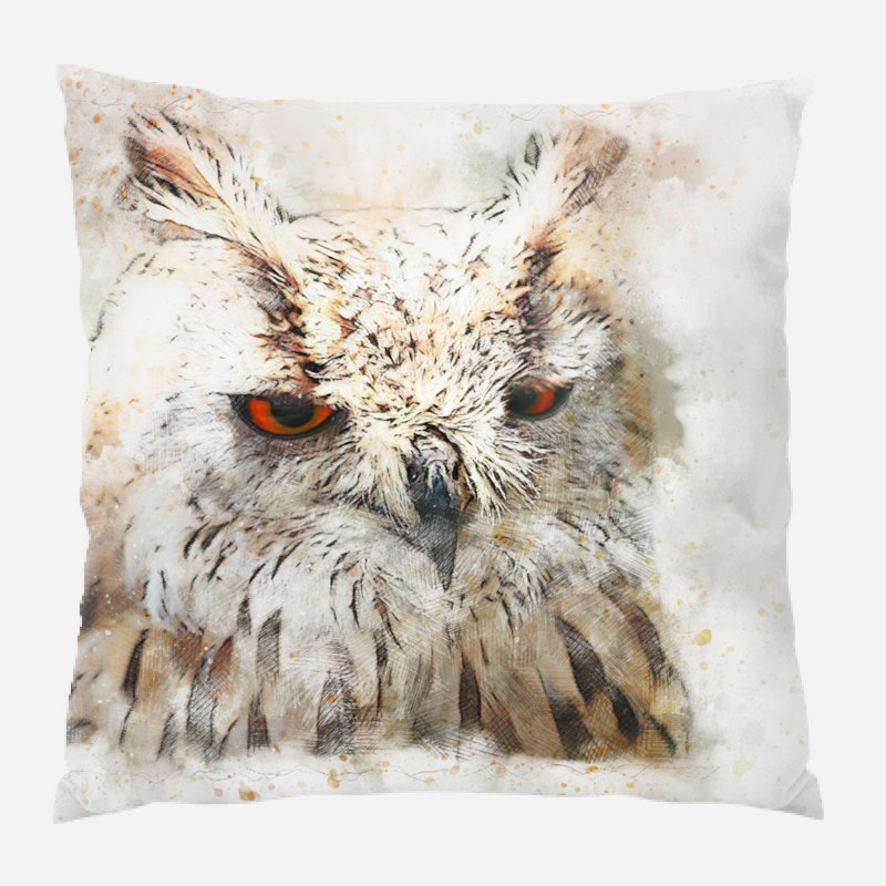  Coussin Bird, Microsuède, Intérieur