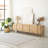 Modern Oak TV Stand, 70.9 x 19.7 x 13.8 inches | 100% Melamine Coated Chipboard, Thickness: 0.7 inches | Scandinavian Design with PVC Edge Bands, Disassembled for Easy Assembly | Stylish & Functional Living Room Furniture-1587025629