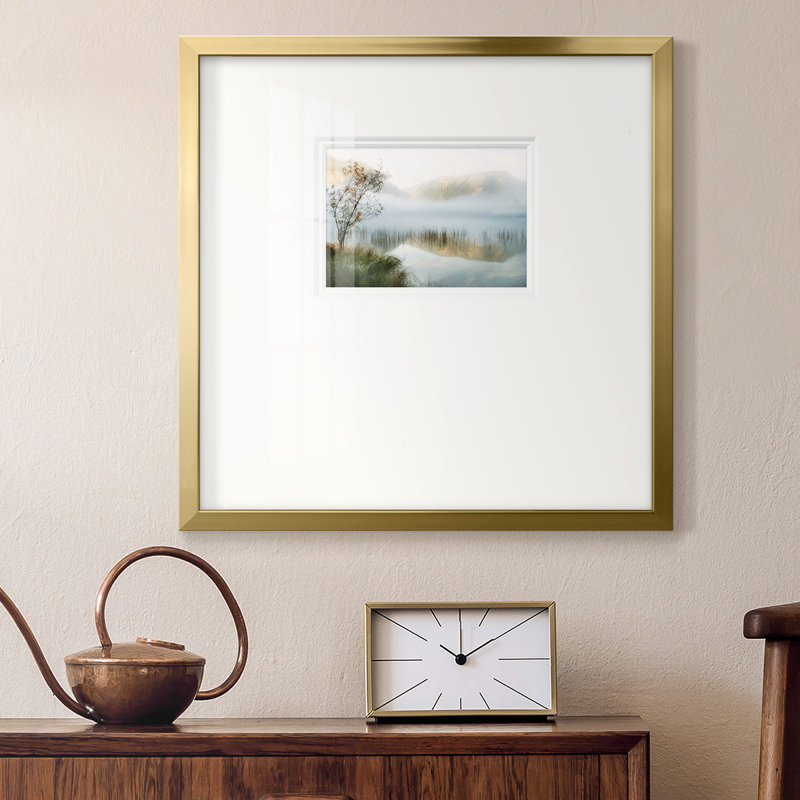 Grenola Golden Mirror of August, impression sur papier, H 17 po x l 17 po x P 1,25 po