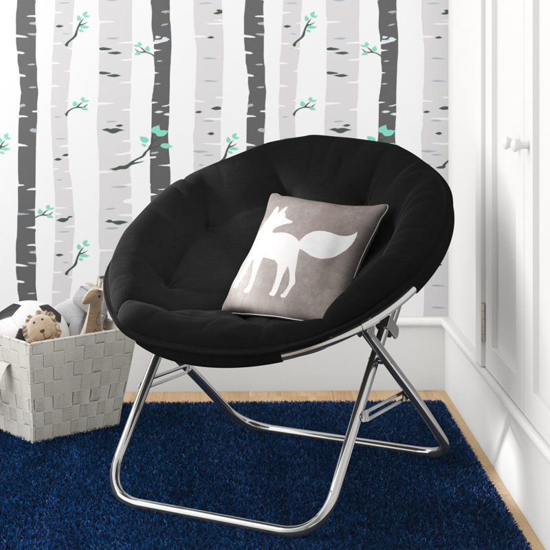 Fauteuil à soucoupe Bonaparte, Noir