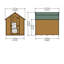 5 ft. W x 7 ft. D Overlap Apex Wooden Shed-1111874943