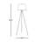 Tripod 58.5" Metal Floor Lamp
