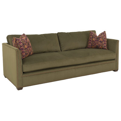 Canapé en cuir 93 po Chesterfield