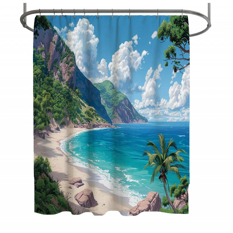 Jered Shower Curtain, 93"H x 70"W