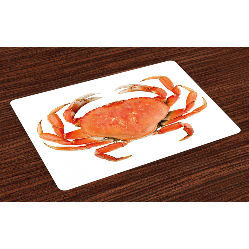 Barajas National Cooked Dungeness Crab Placemat