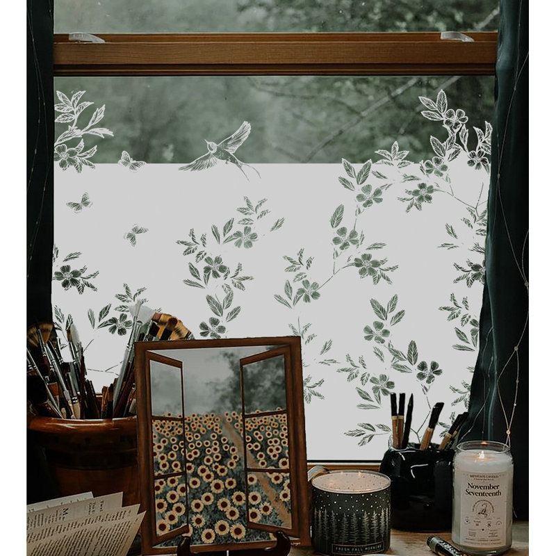 Adhésif décoratif chinois pour fenêtre et plantes chinoises