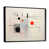 Black Floater Framed