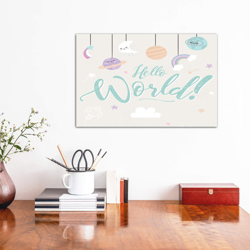 «Baby Beyond Cute I» par Angela Nikeas - impression d'art graphique, Toile tendue, Pas de tapis, H 8 po x l 12 po x P 0,75 po