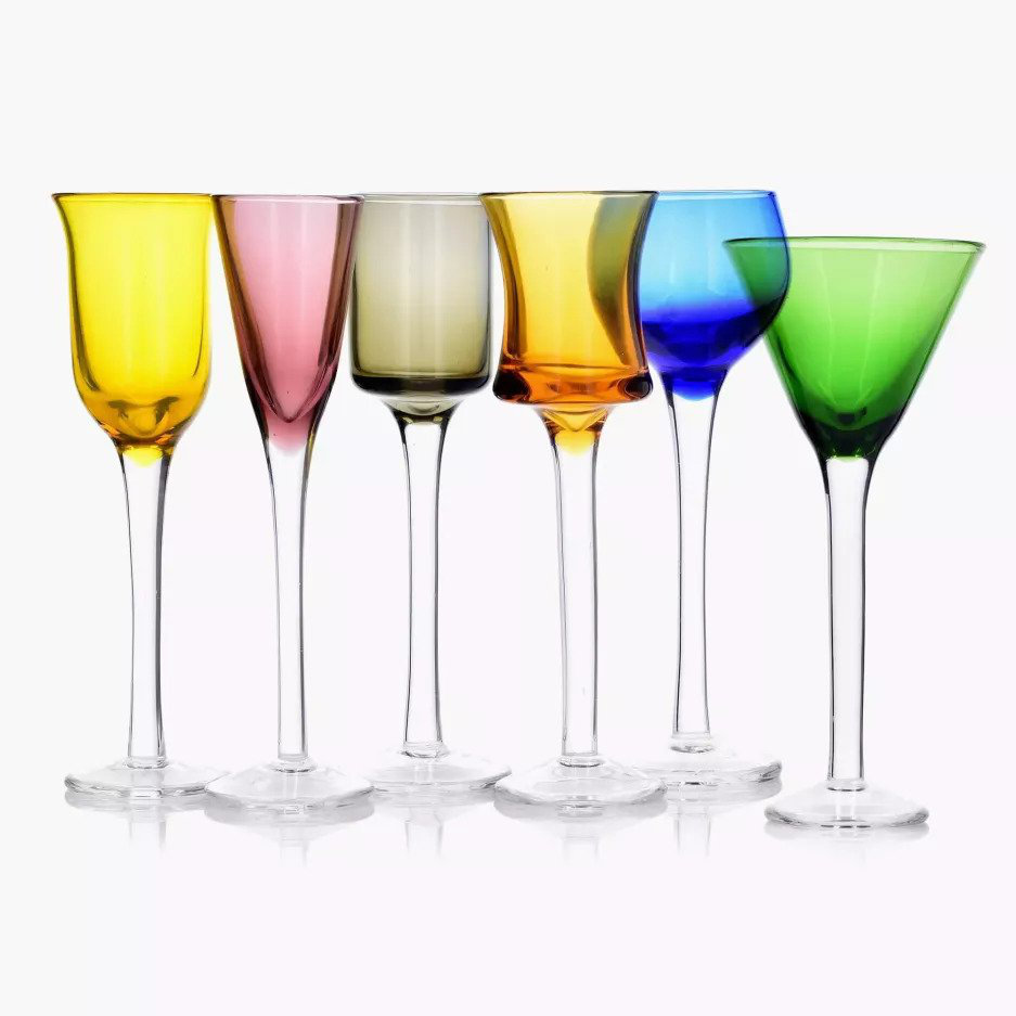 Latitude Run® Floodwood Assorted Cordial Glass Stemware (Set of 6