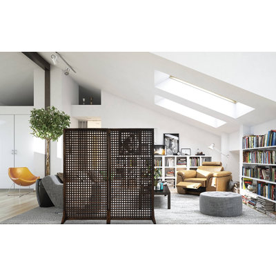 6 ft. H x 3 ft. W Porpora Wood Privacy Screen by Porpora
