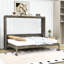 Lit escamotable en bois avec lumière DEL-1756381673-1756381678