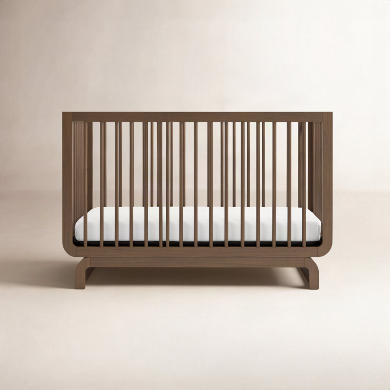 Santorini 5-In-1 Convertible Crib, Hazelnut, Crib