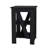 Side Table Rossville, Living Room, Black-772037857