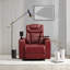 Fauteuil inclinable pivotant en cuir Keerstin-2018160363