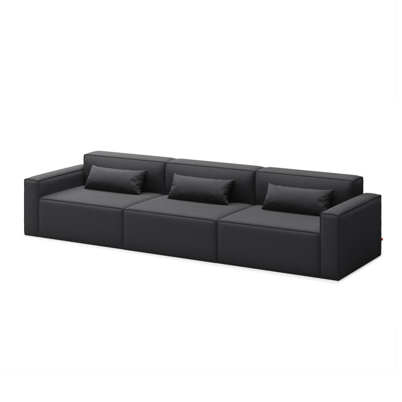 Canapé modulaire 3 pièces Mix, Corbeau Mowat