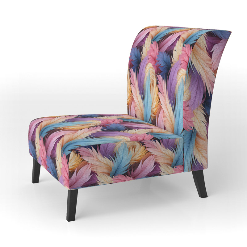 Fauteuil de chambre Pastel Botanical Leaf Design
