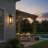 19.7 in. 1-Light Black Outdoor Wall Sconce for Porch, Garage or Entry Lighting（2-Pack）