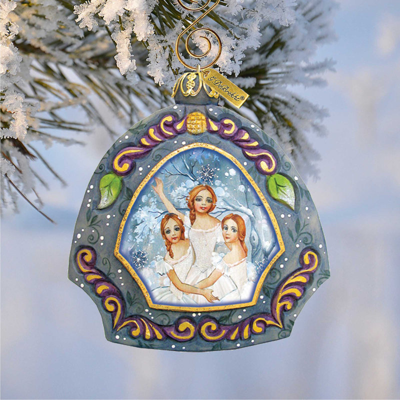 Treasured Memories 3'' Handmade Resin Hanging Figurine Ornament