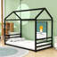 Lit sur pied avec garde-corps en forme de maison-754657378-754657377