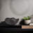 Thacker Rough Wash Grey Round Large Bowl