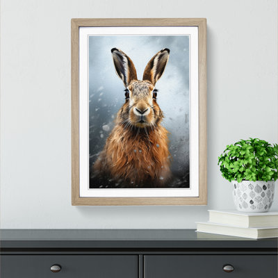 Hare Digital No.2 - Framed Print