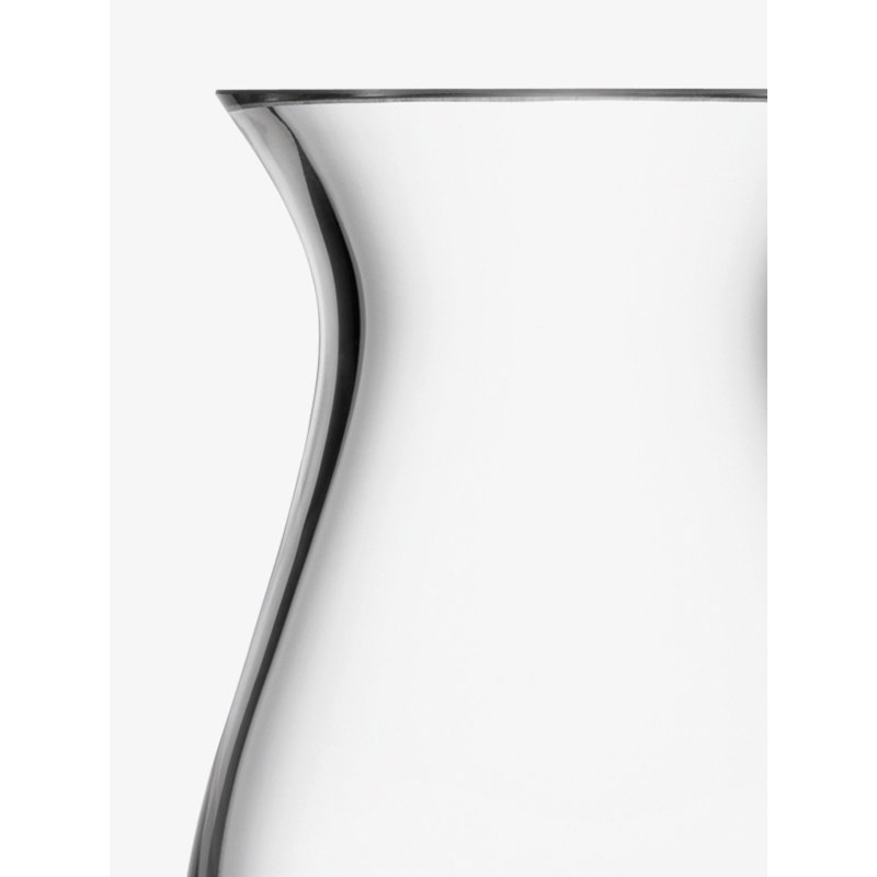 Handmade Glass Table Vase, 6.8898" H x 5.9055" W x 5.9055" D