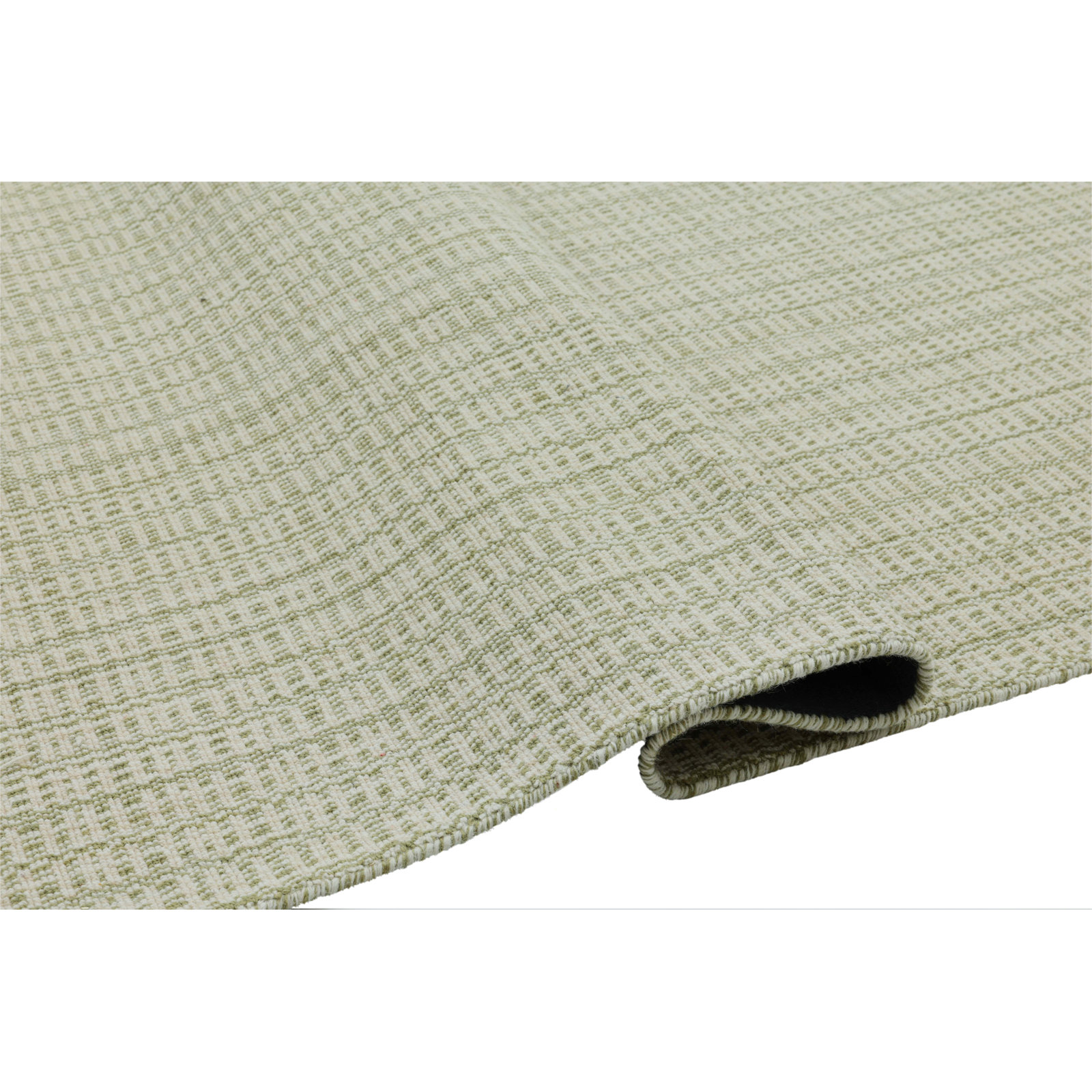 Kalise Hand-Tufted Geometric Wool Rug, Rectangle 7'9" x 9'9", Green