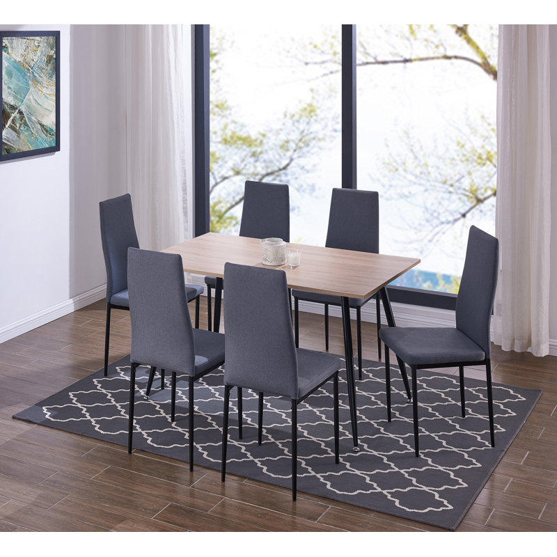 Chaise d'appoint Ailigael, Gris, 6