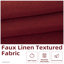 Cantonnière à plis pincés pour fenêtre de cuisine occultant en lin synthétique texturé beige uni pour la cantonnière en lin-101841147