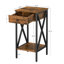 Table de chevet en acier à 1 tiroir Annetta-1893841982