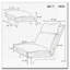 Chaise rembourrée avec repose-pieds-1999676710