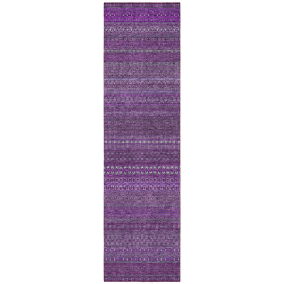 Tapis de couloir extérieur rayé 8 po