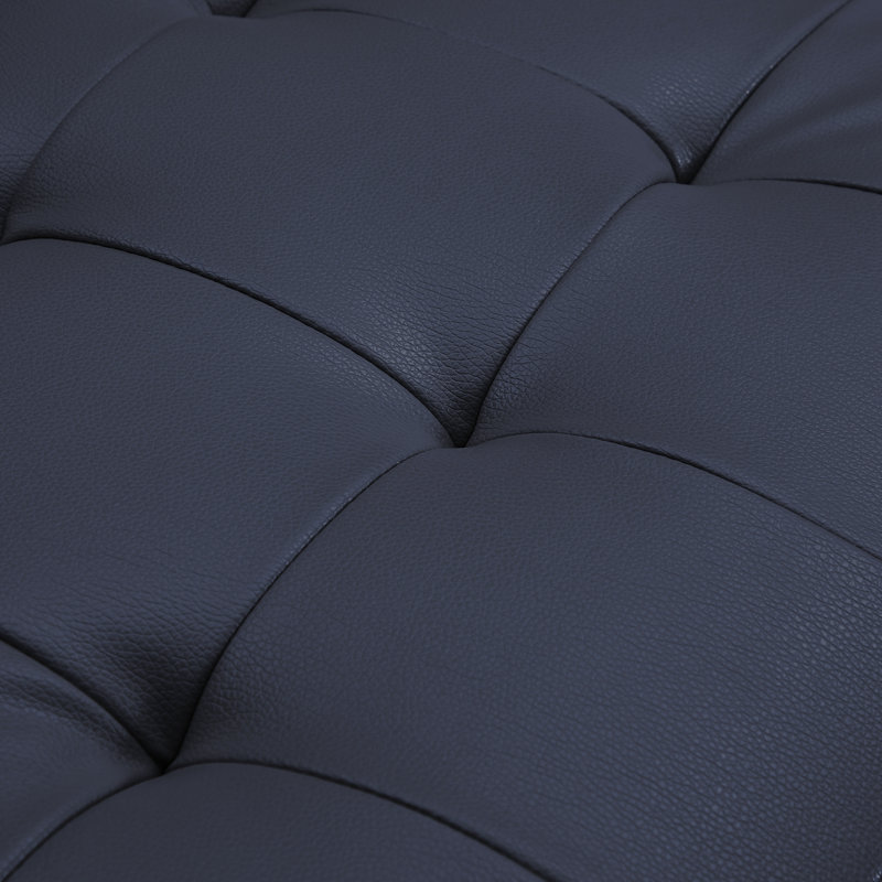 Canapé modulaire en similicuir Gantz, Similicuir bleu