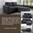 Oquawka Rustic Retreat Loveseat With Ottoman