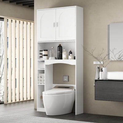 Freestanding Over-The-Toilet Storage With Modern Design