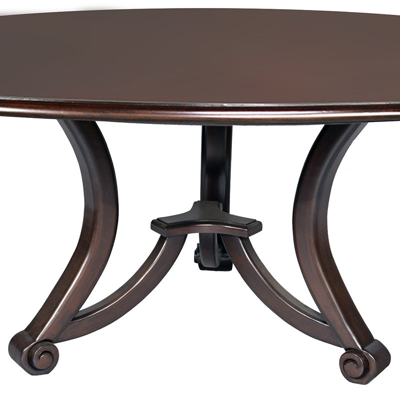 Eriola Azar Round Wood Top Entry Table