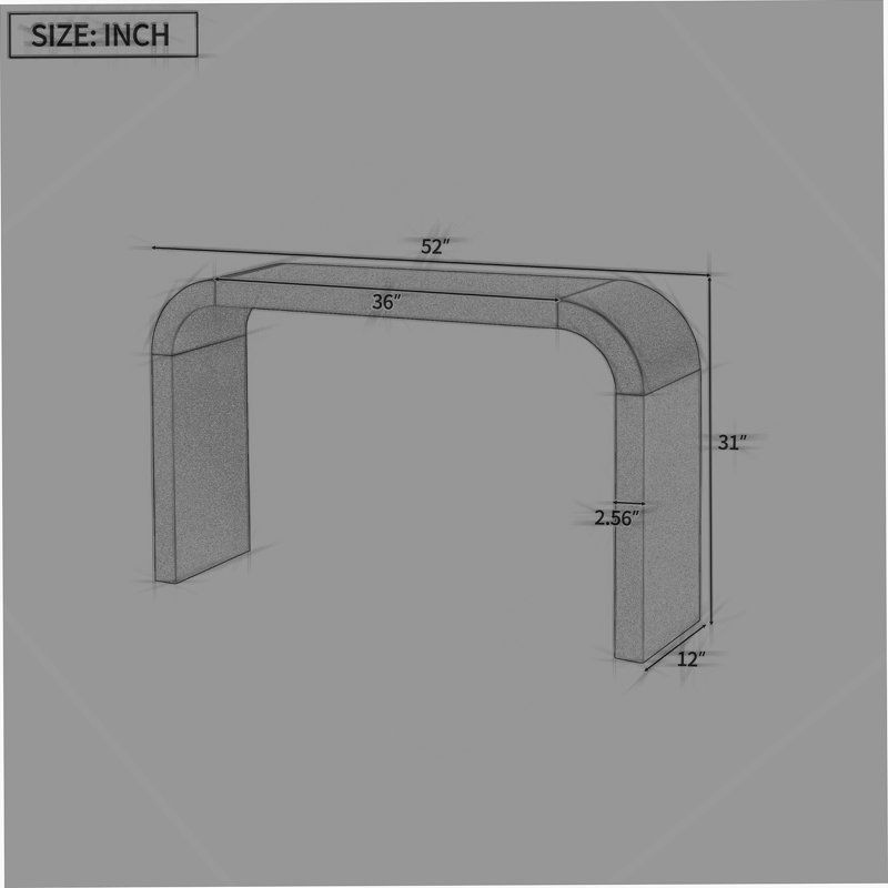 Modern Minimalist Console Table, Elegant and Versatile Design, Perfect for Living Room, Hallway, and Bedroom, Sturdy and Stable Frame