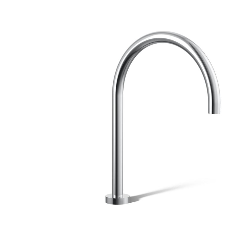 Laminar Deck-Mount 13" Reach, 11" Height Bath Filler, Vibrant French Gold