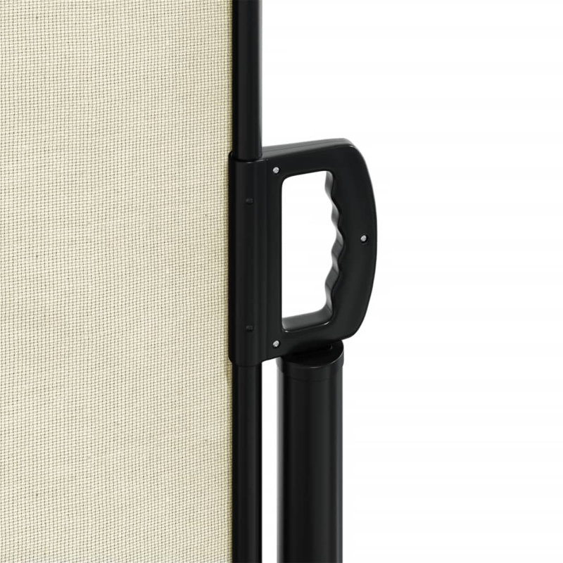 Dakota Fields Retractable Side Awning, Cream, 140cm H x 600cm W