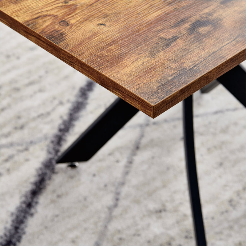 Metal Base Dining Table, 35.5"W x 63"L