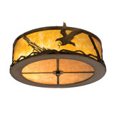 Rustic Lodge 2 - Light Flush Mount