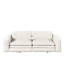 Canapé-lit 93 po pour très grand lit, canapé-lit escamotable, canapé-lit convertible 3 en 1, méridienne, canapé-lit 3 places avec 2 coussins lombaires pour salon, appartement, bureau, bureau-1213299426