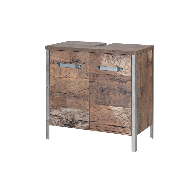 Harkon Bathroom Storage Cabinet, Panama oak decor