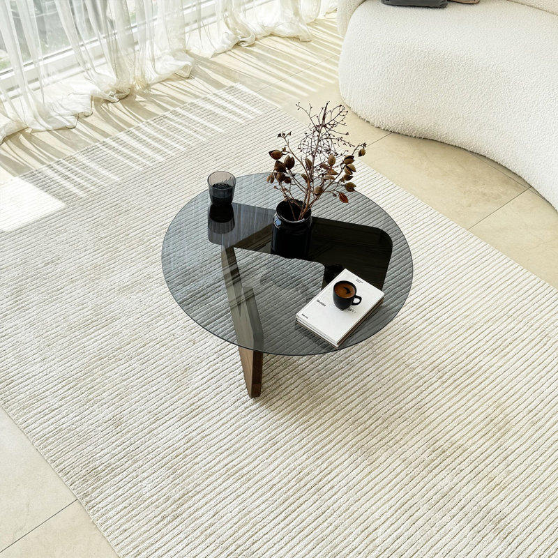 Sicario Coffee Table, Fume, Walnut