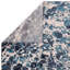 Aurora AU21 Foam Metallic Blue Area Rug -258473806