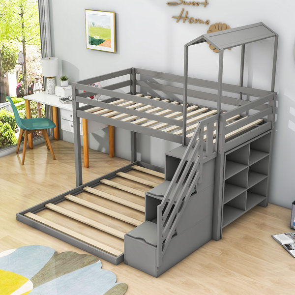 Harper Orchard Ballweg Kids Twin Over Full Bunk Bed & Reviews 